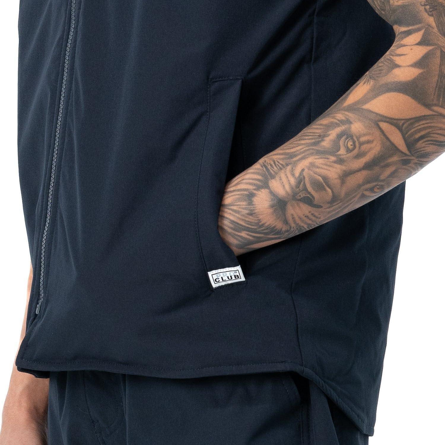 imagePro Club Mens Heavyweight Work VestNavy