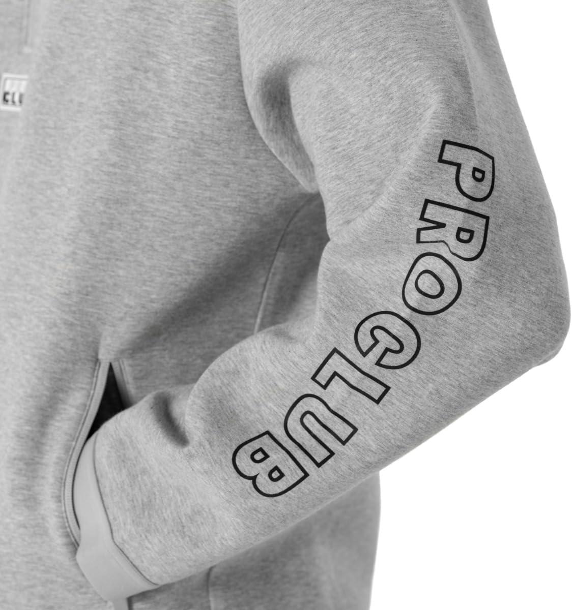 imagePro Club Mens Performance Half Zip JacketHeather Gray