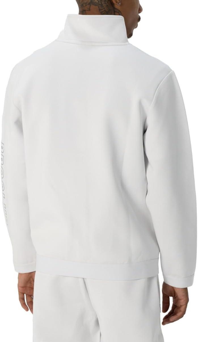 imagePro Club Mens Performance Half Zip JacketWhite
