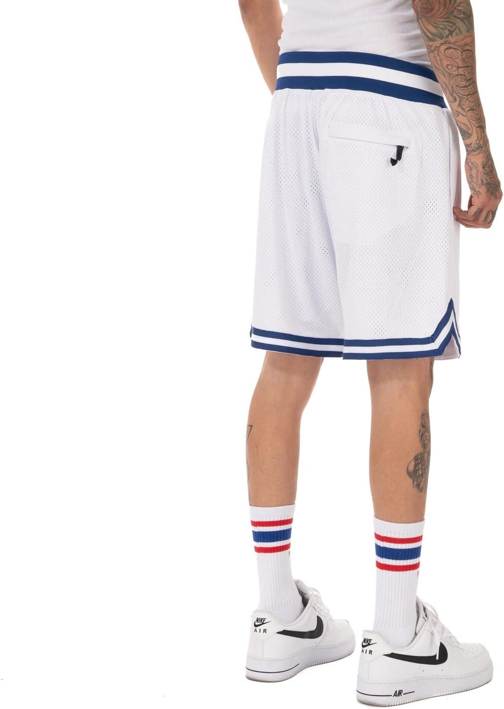 imagePro Club Classic Above Knee 75in Basketball ShortsWhiteRoyal