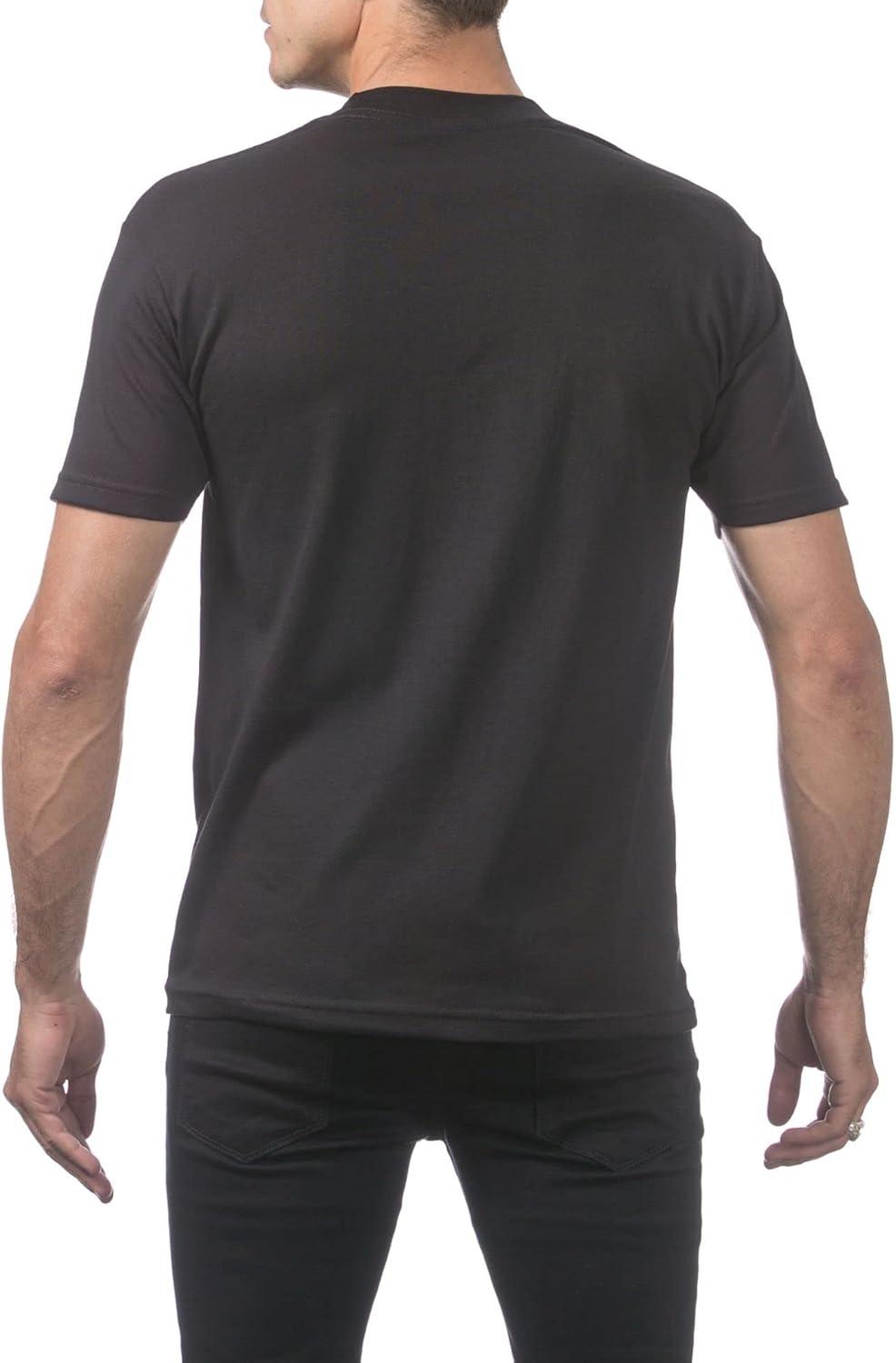 imagePro Club Mens Comfort Cotton Short Sleeve Tee ShirtBlack