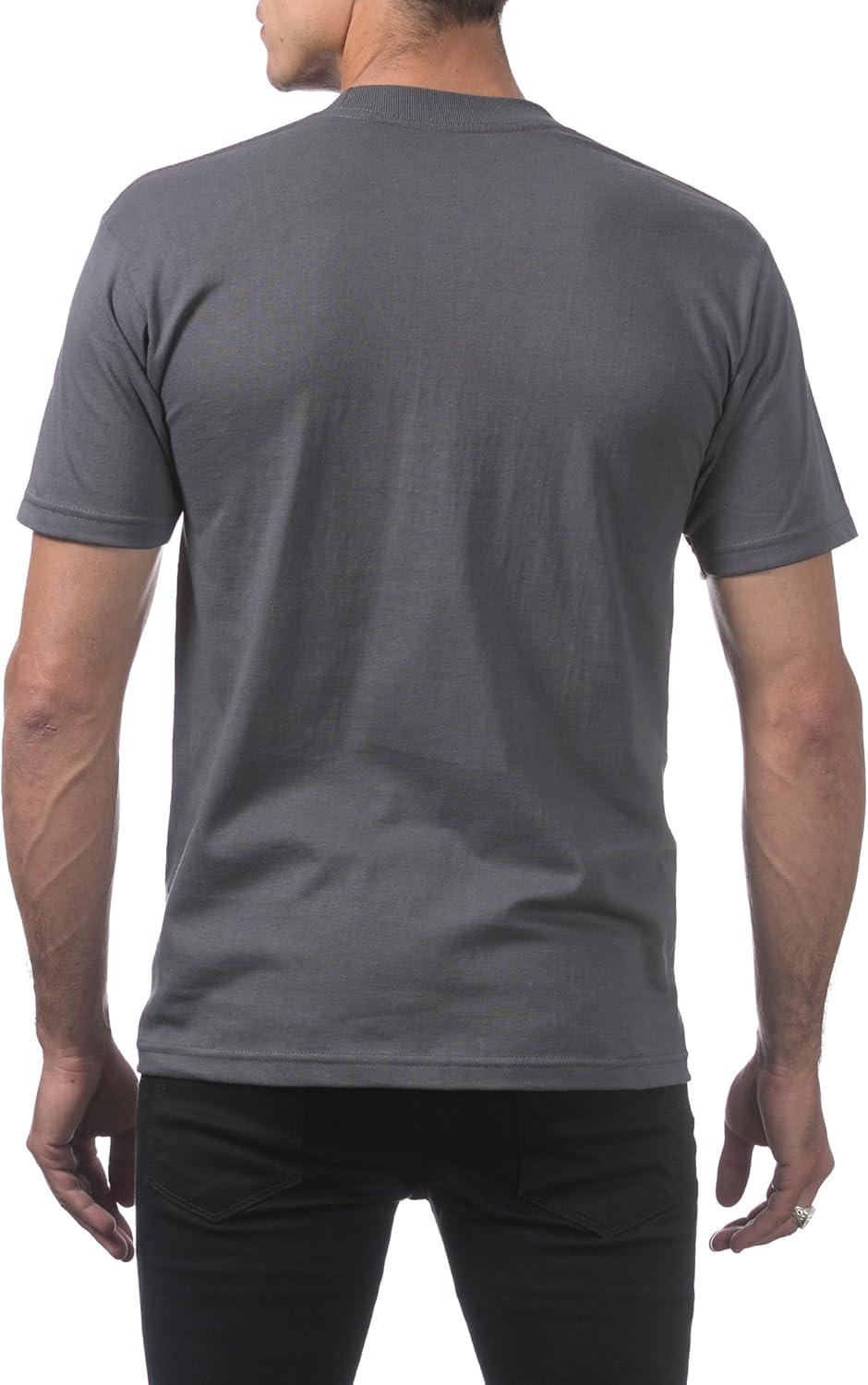 imagePro Club Mens Comfort Cotton Short Sleeve Tee ShirtGraphite