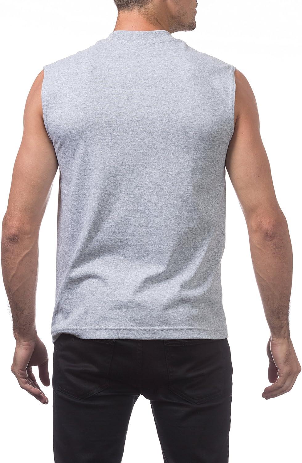 imagePro Club Mens Comfort Muscle TeeHeather Gray