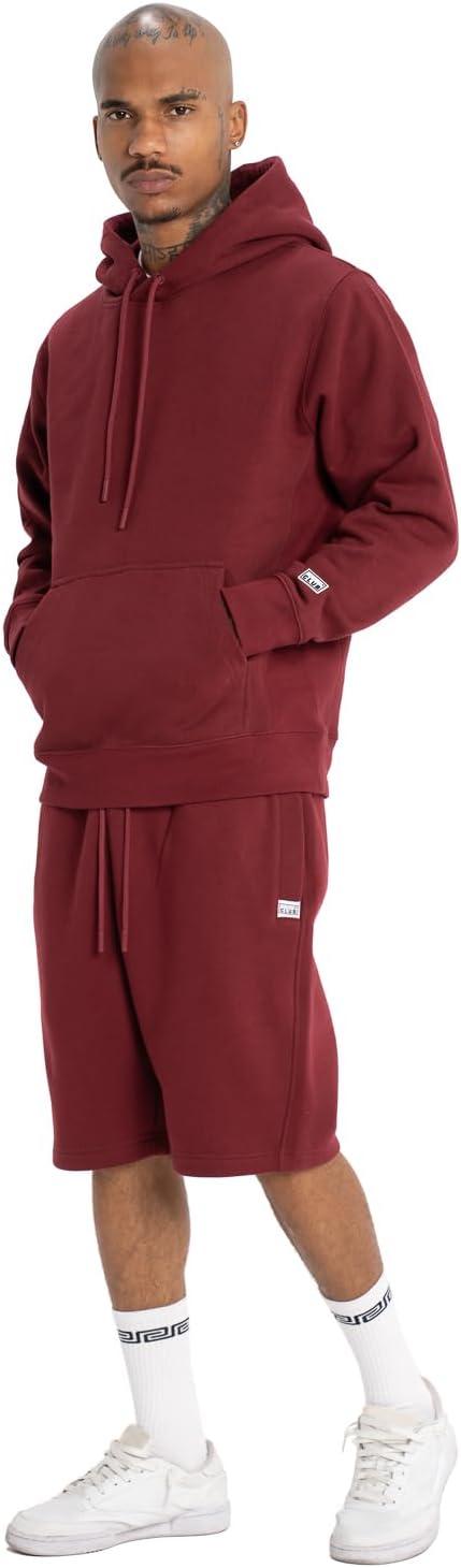 imagePro Club Mens Heavyweight Basic Sweat ShortBurgundy