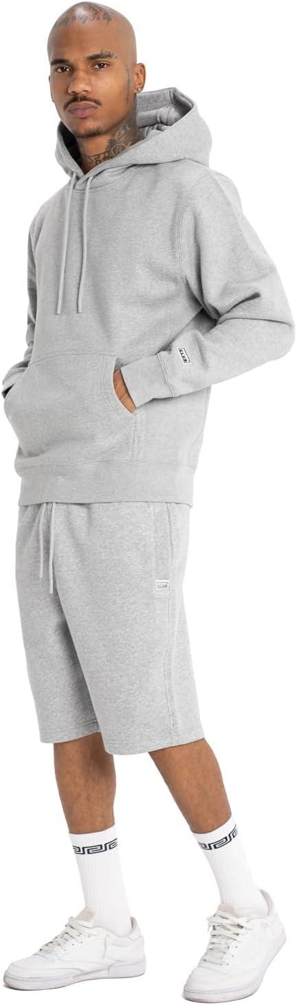 imagePro Club Mens Heavyweight Basic Sweat ShortHeather Gray