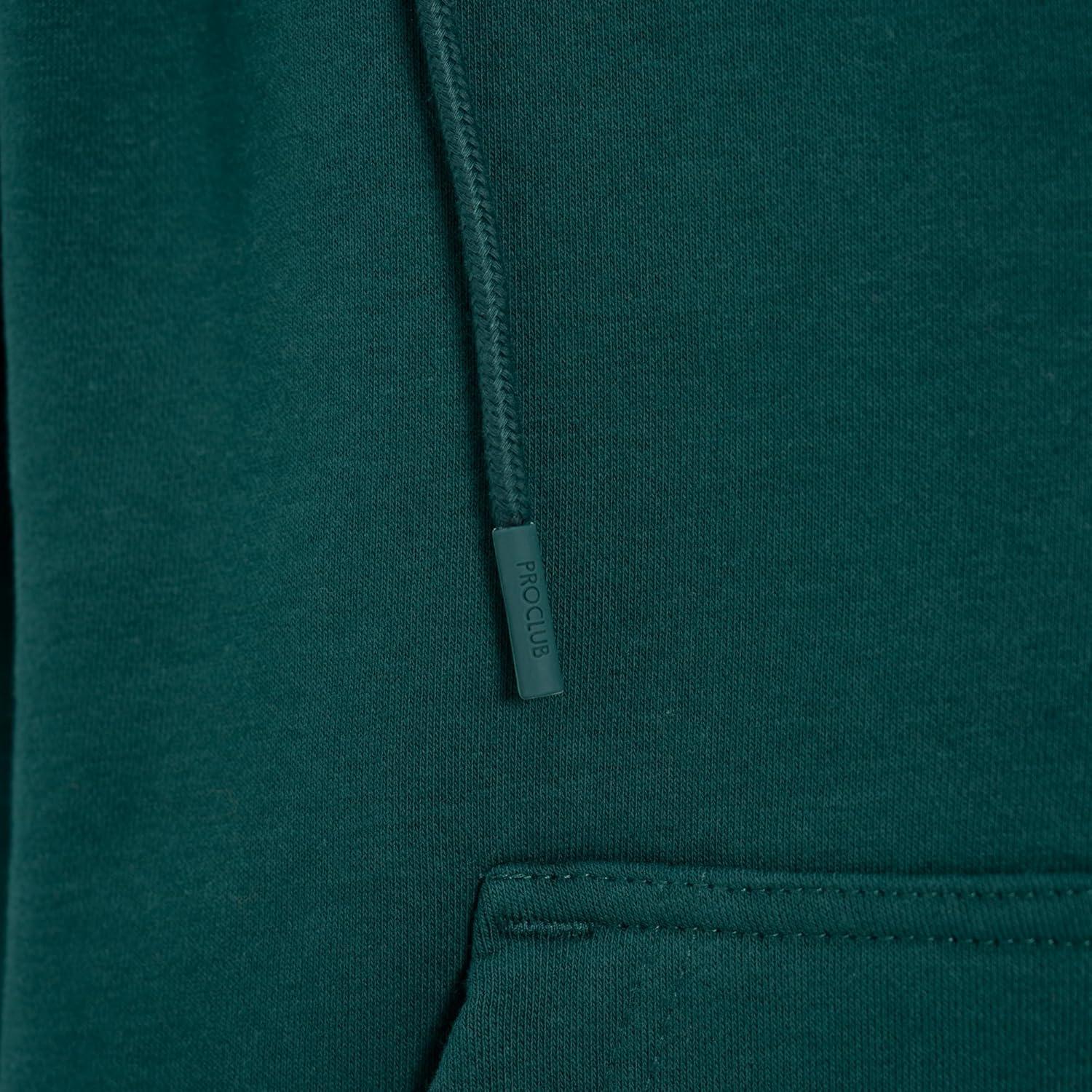 imagePro Club Mens Heavyweight Basic ZipUp HoodieCedar