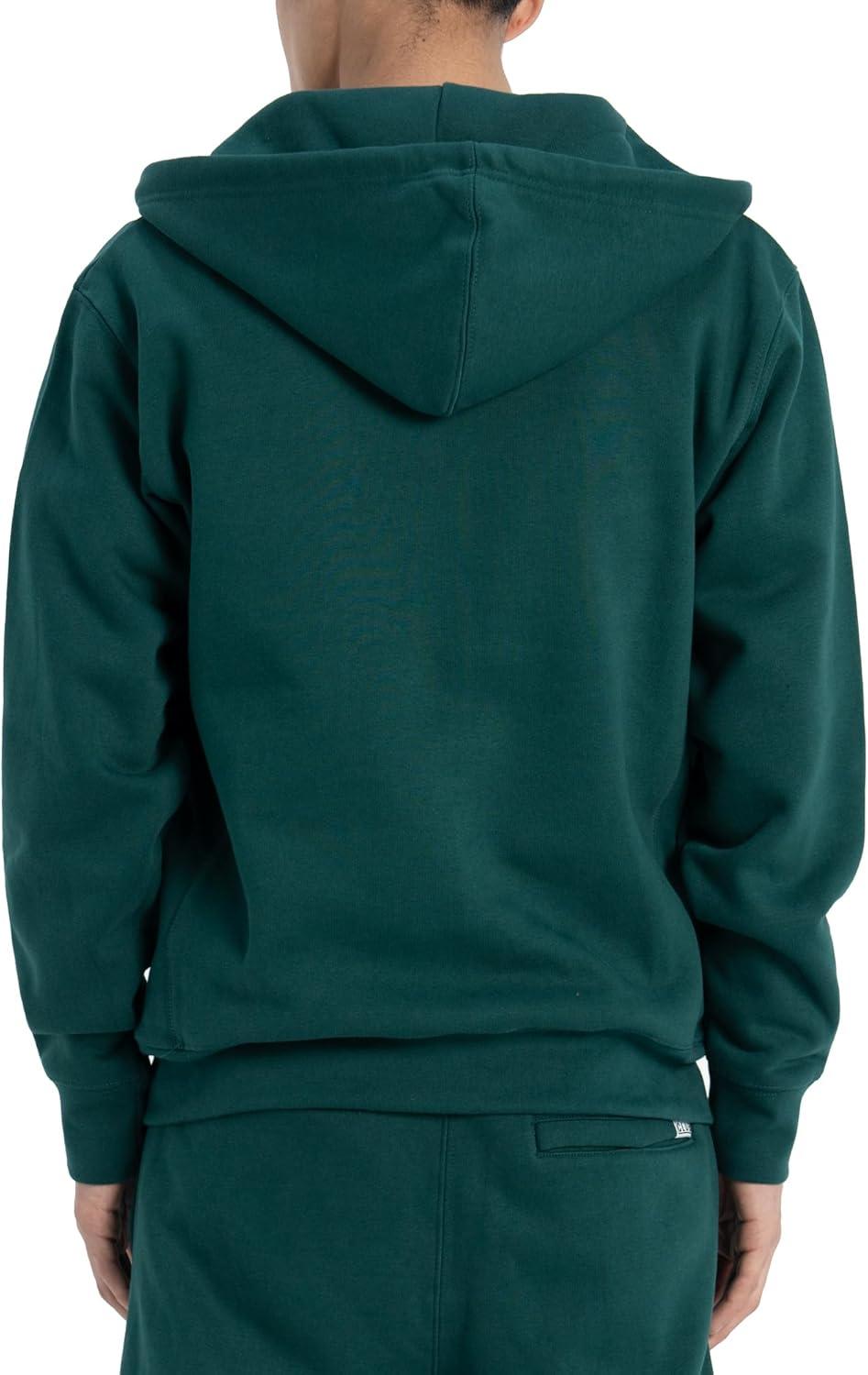 imagePro Club Mens Heavyweight Basic ZipUp HoodieCedar