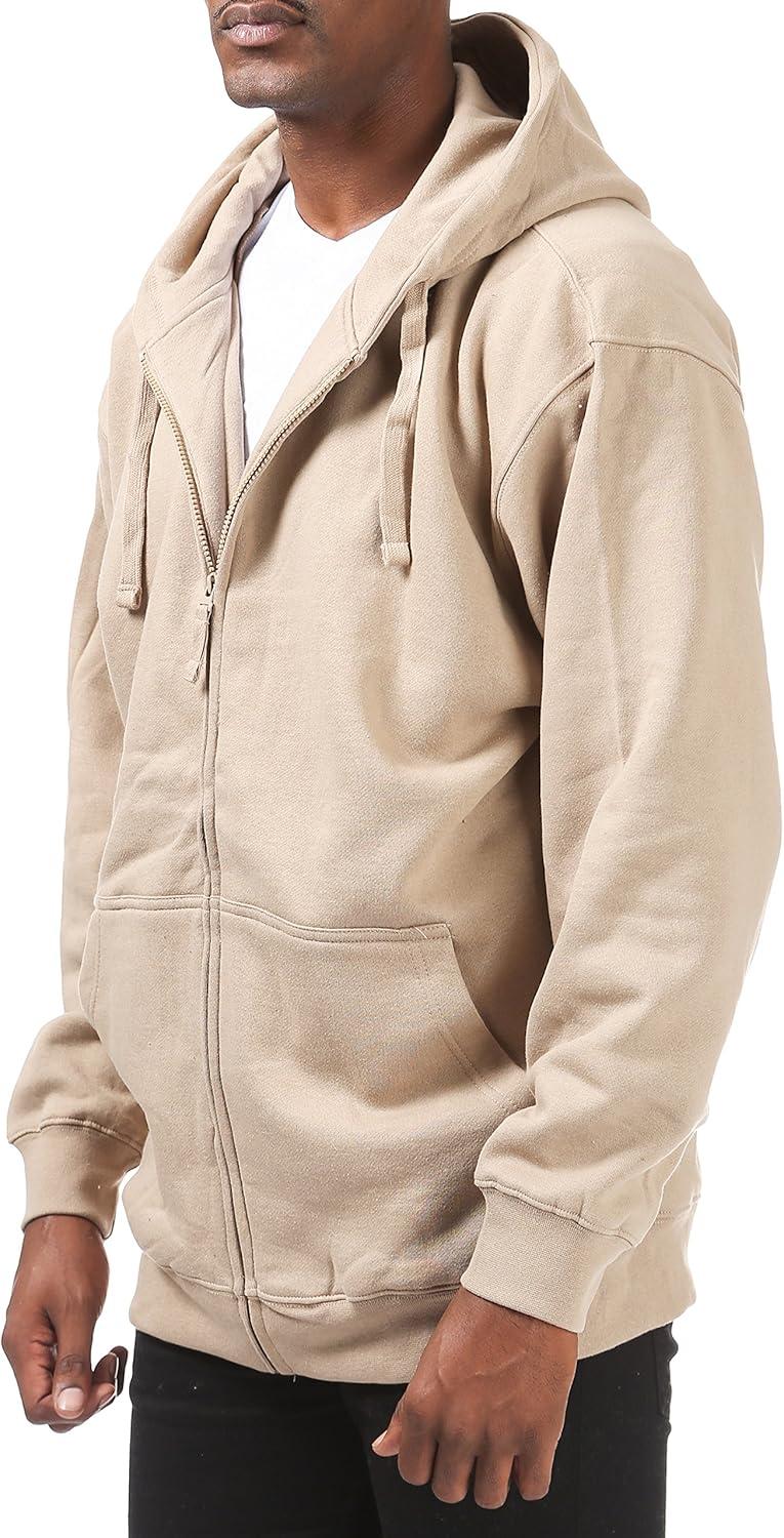 imagePro Club Mens Comfort Full Zip HoodKhaki