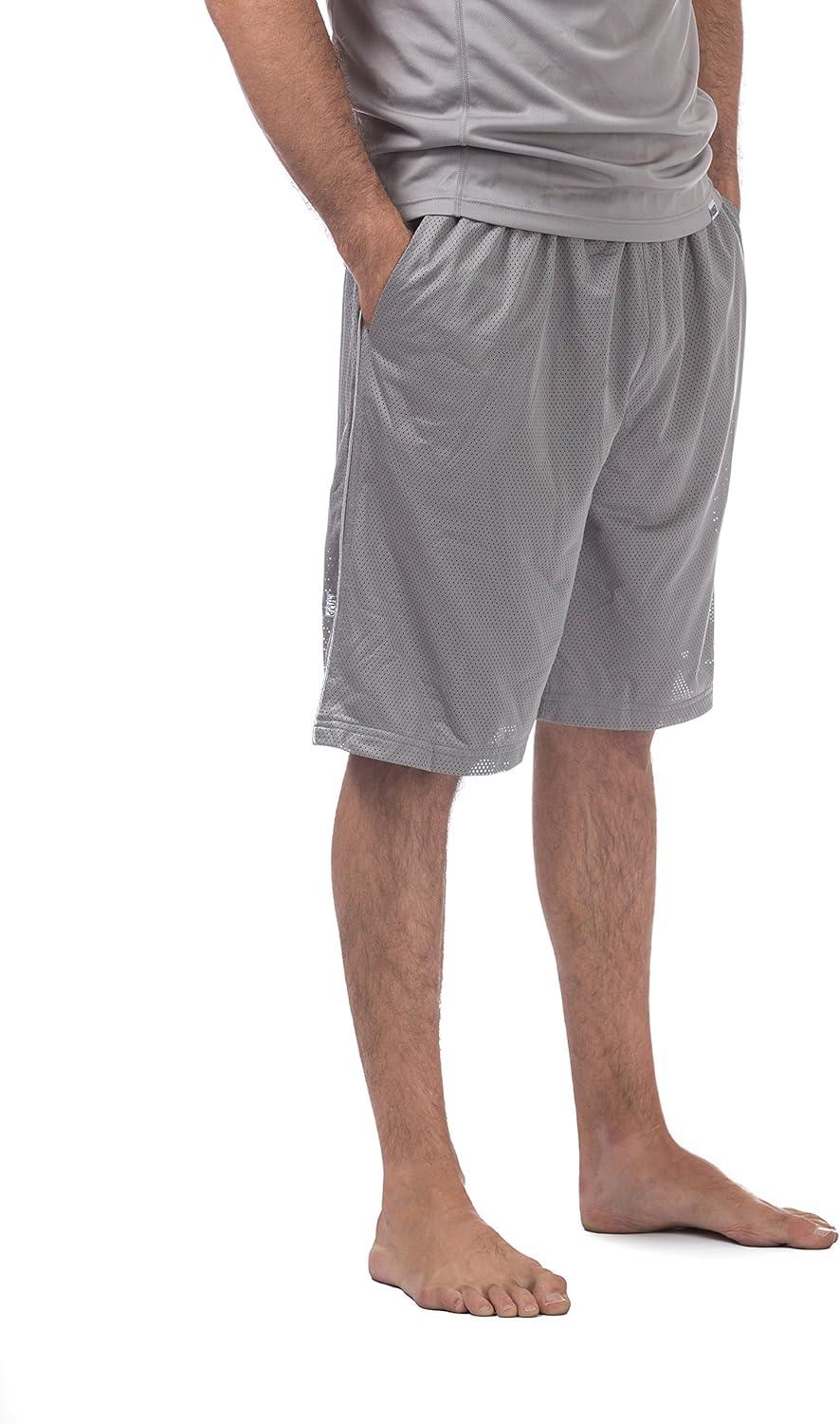 imagePro Club Mens Comfort Mesh Athletic ShortsGray