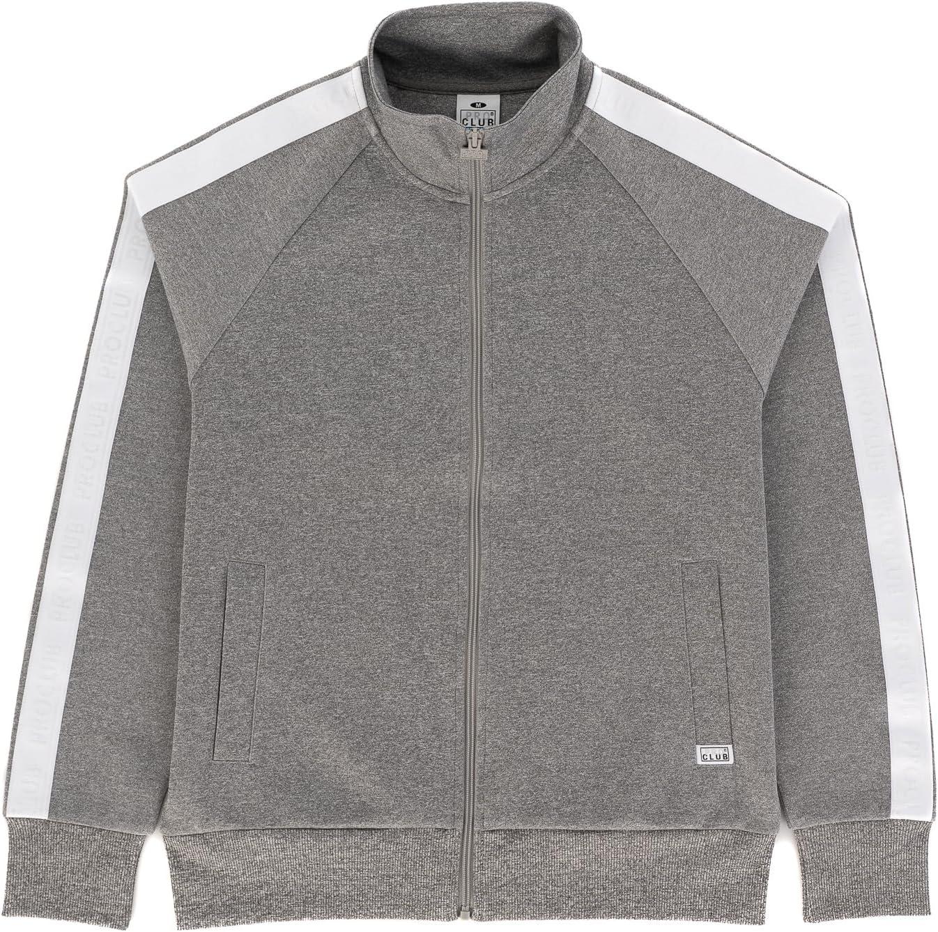 imagePro Club Mens Comfort PC Stripe Track JacketGray