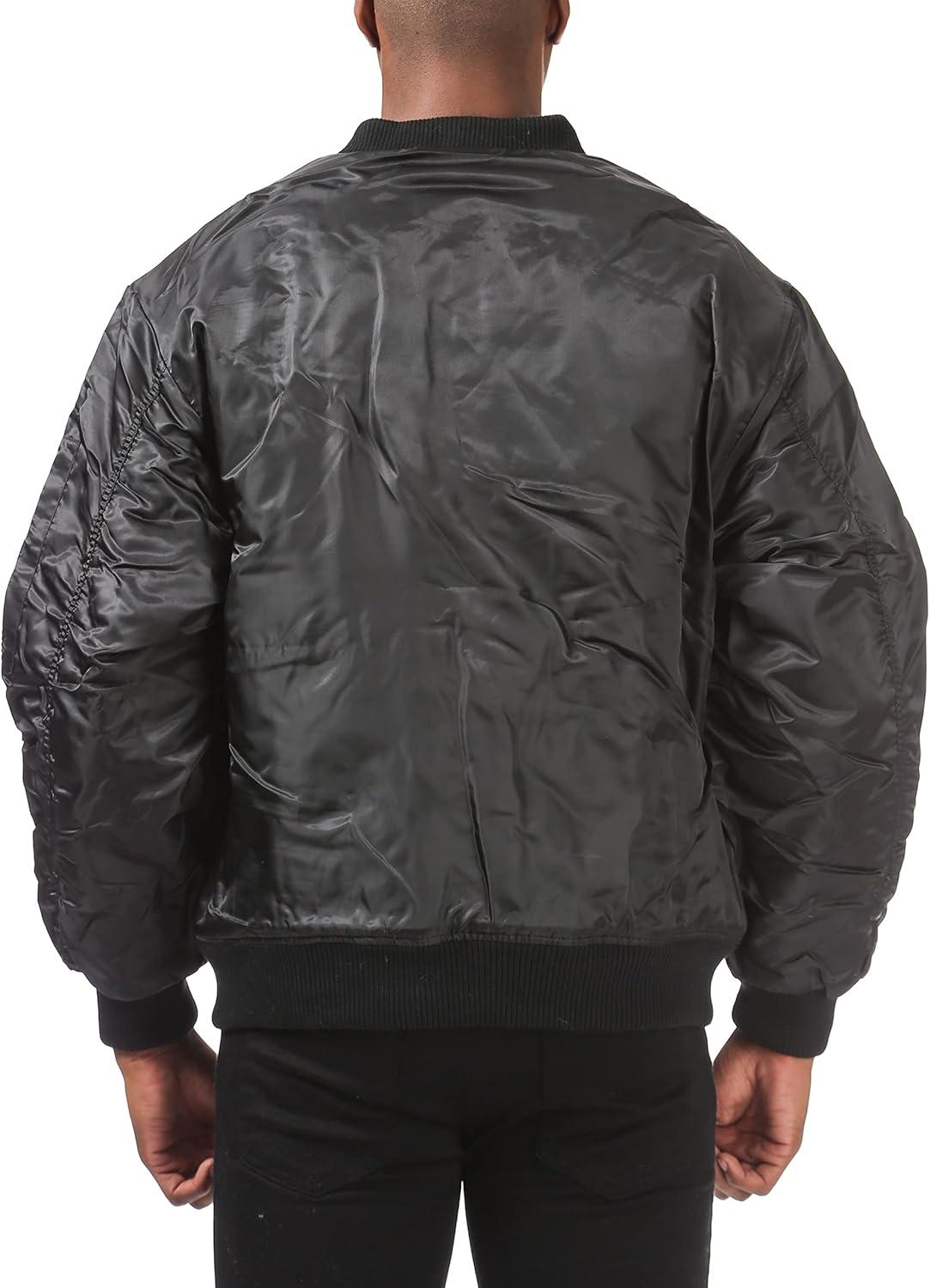 imagePro Club Mens Flight Bomber JacketBlack