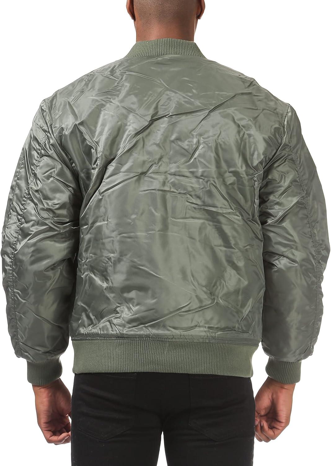 imagePro Club Mens Flight Bomber JacketOlive