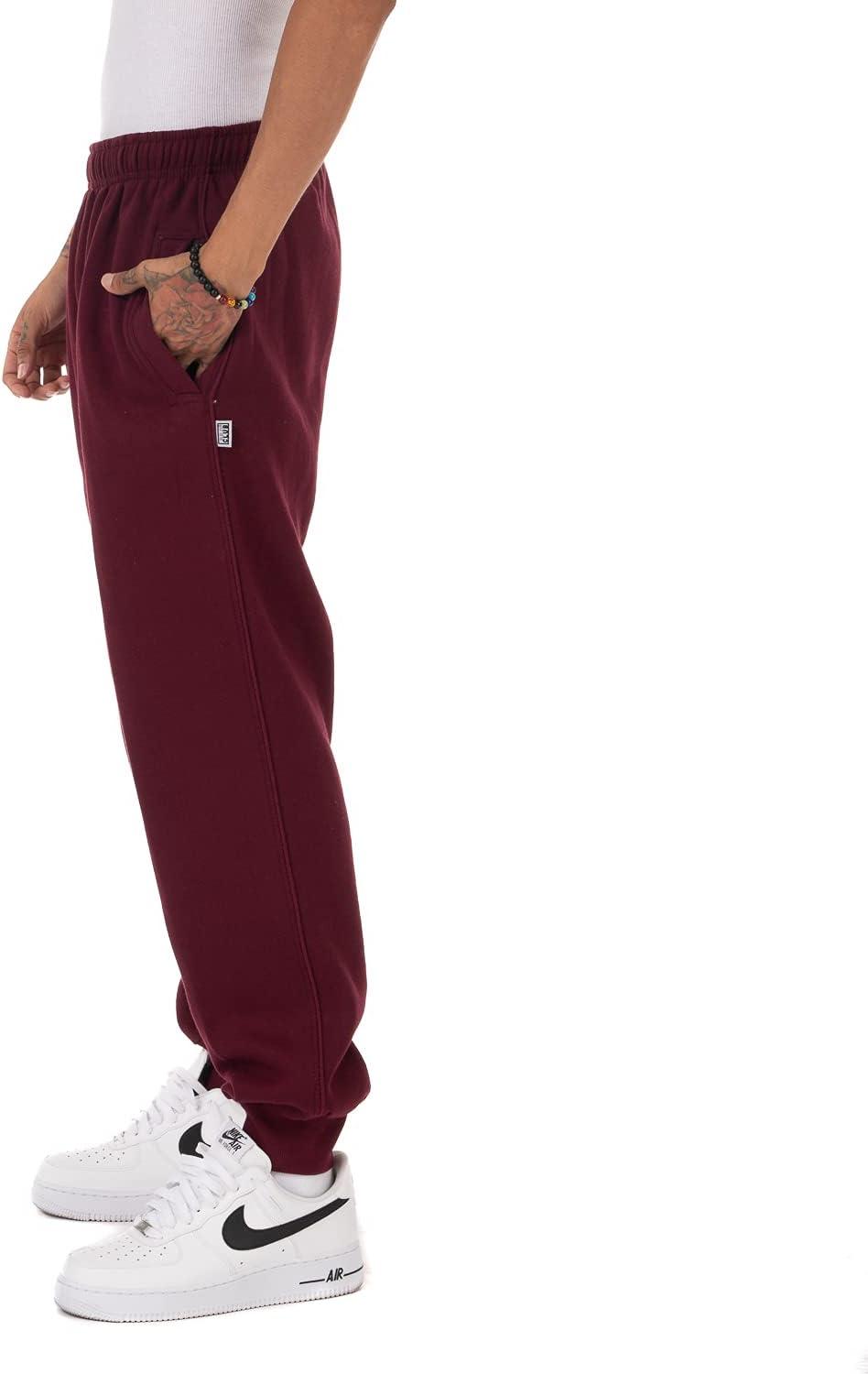 imagePro Club Mens Jogger Fleece Long PantsMaroon