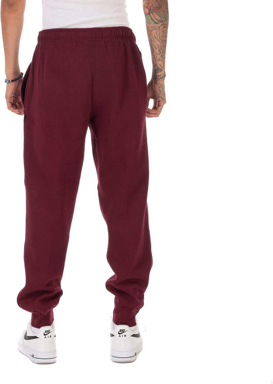 imagePro Club Mens Jogger Fleece Long PantsMaroon