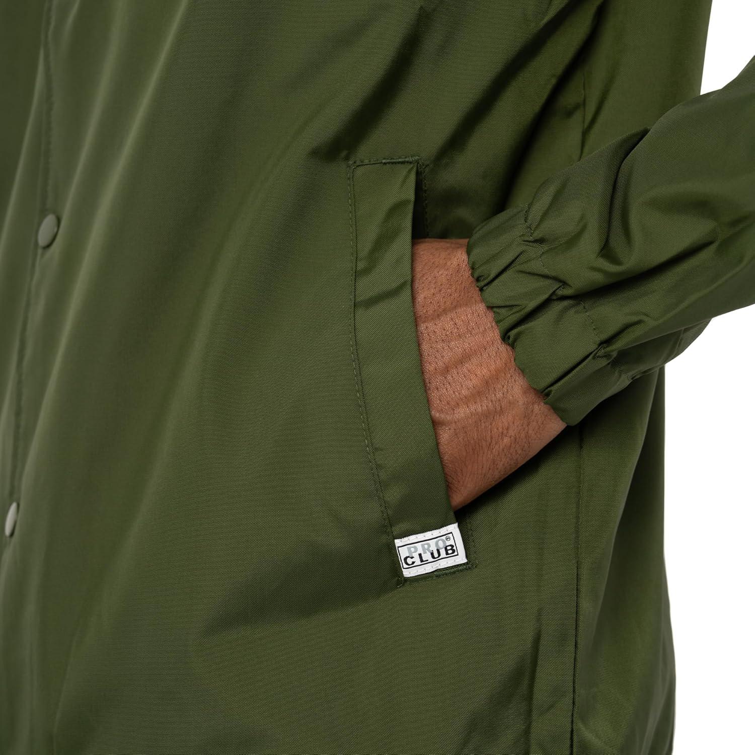 imagePro Club Standard Coach JacketMilitary Green