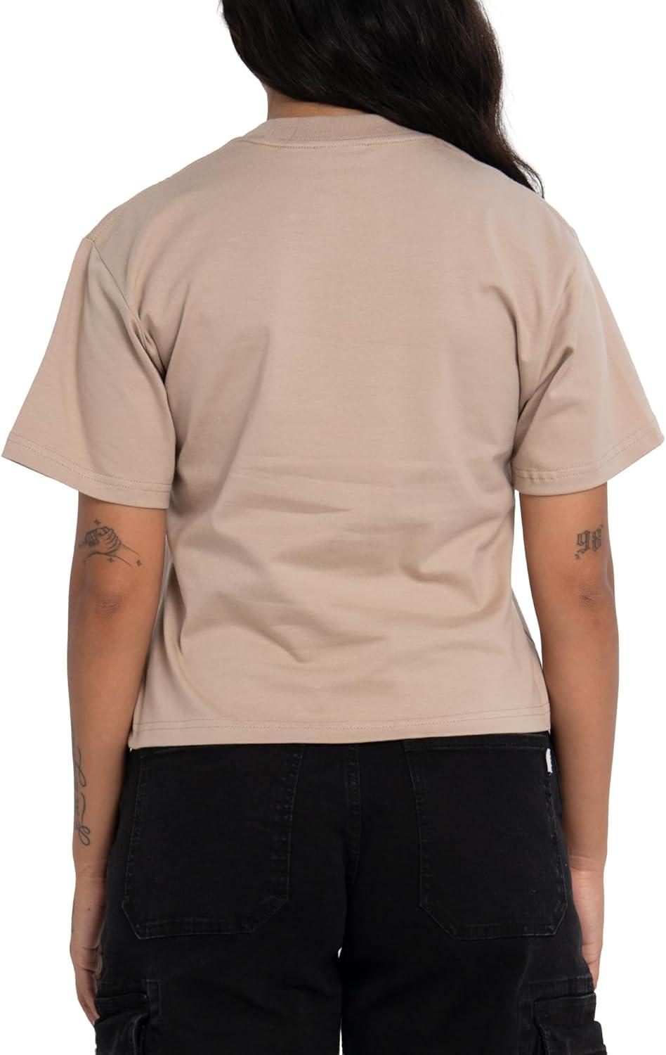 imagePro Club Womens Heavyweight Stretch Regular Tee ShirtKhaki