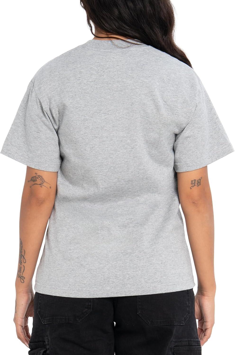 imagePro Club Womens Heavyweight Stretch Tall Tee ShirtHeather Gray