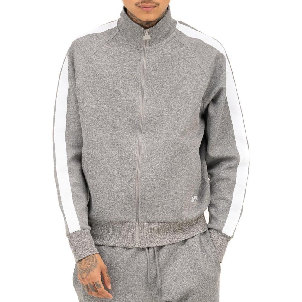imagePro Club Mens Comfort PC Stripe Track JacketGray
