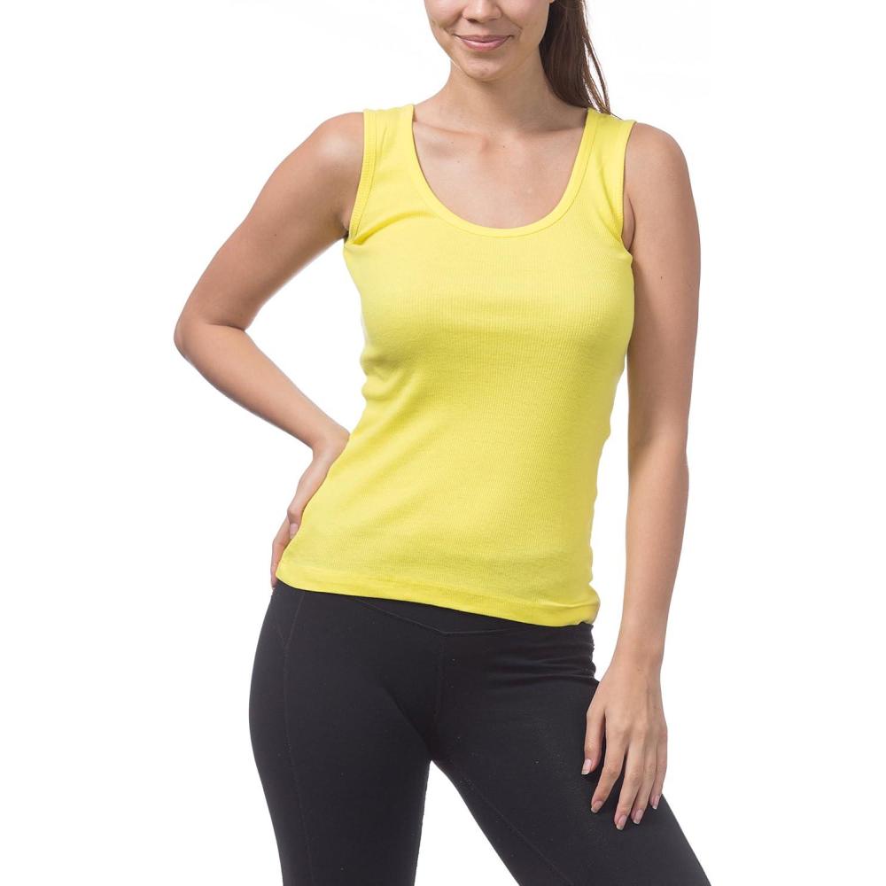 imagePro Club Womens Athletic Shirts 2 PackYellow