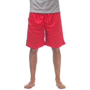 Pro Club Men’s Comfort Mesh Athletic Shorts(Red)
