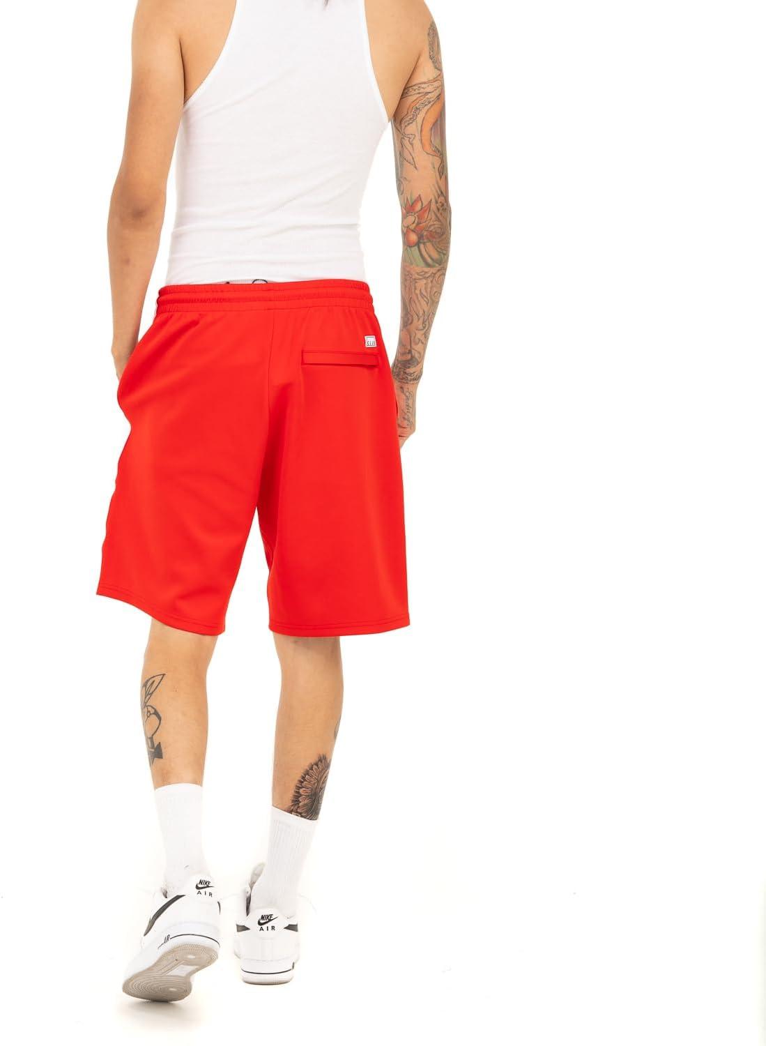 imagePro Club Mens Comfort PC Stripe Track ShortRed