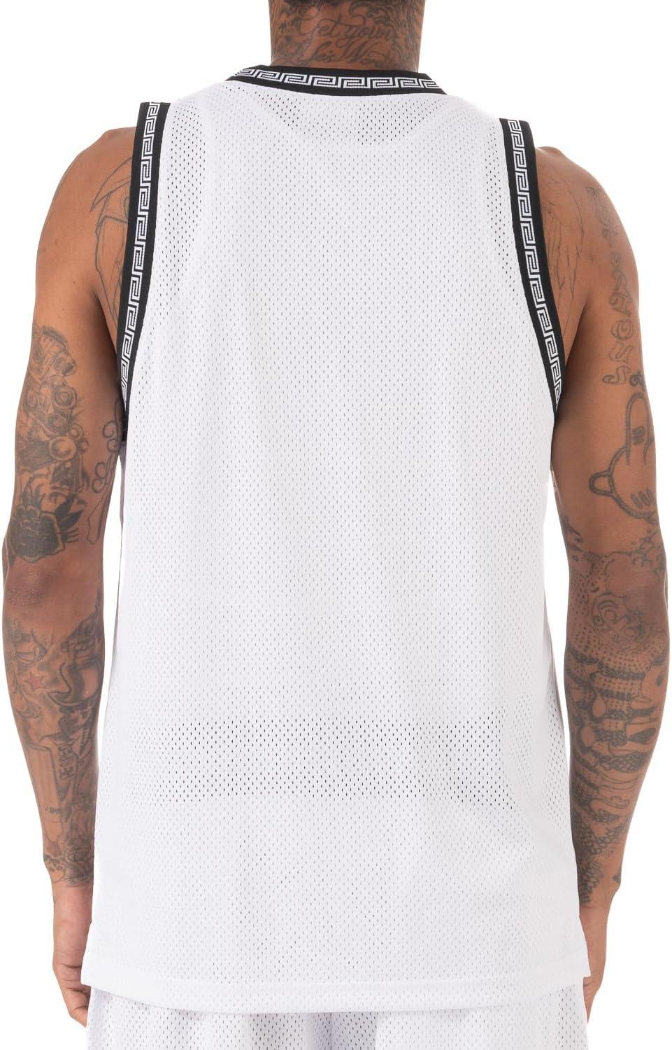 imagePro Club Mens Heavyweight PC Link Basketball JerseyWhite