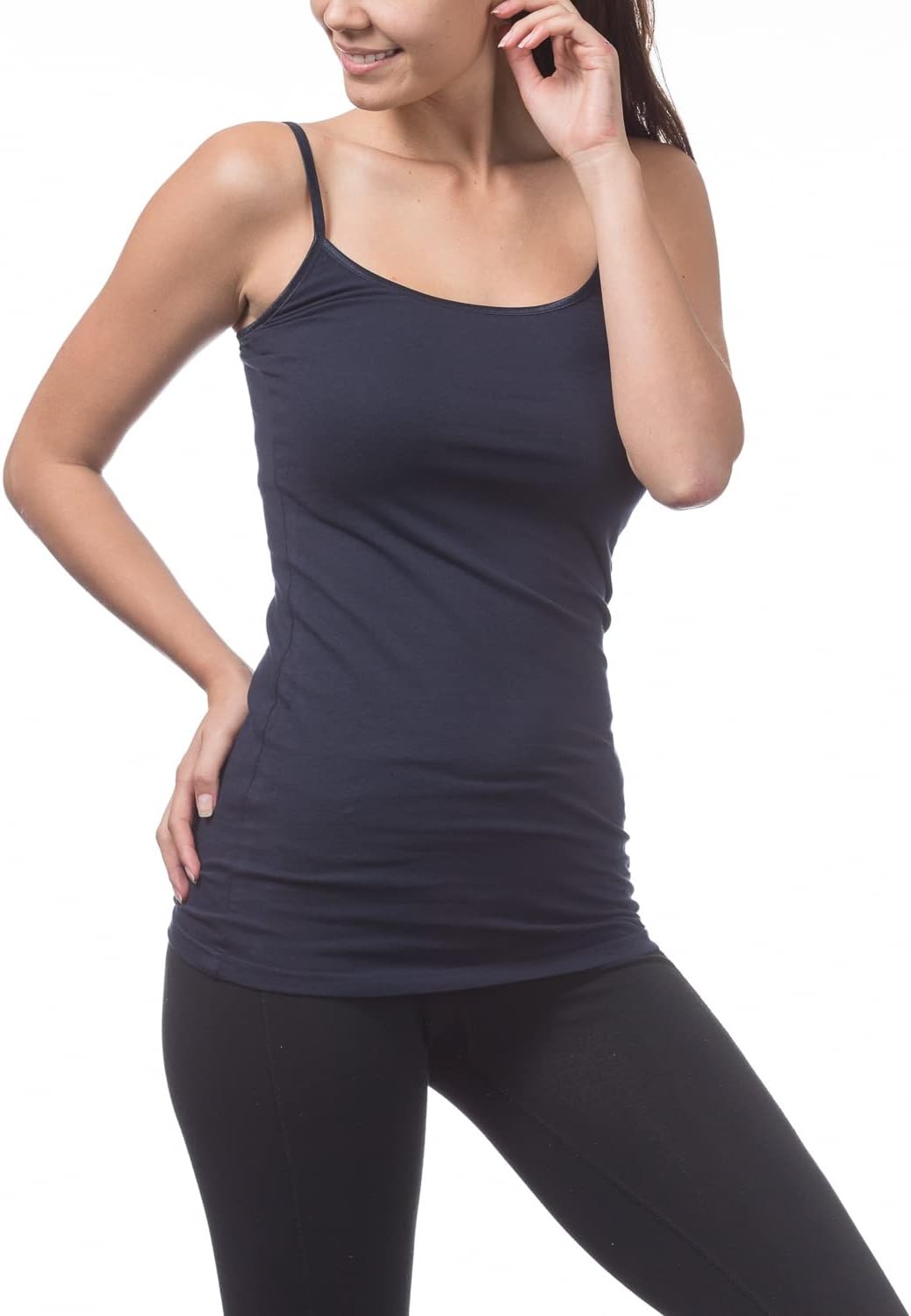 image:imagePro Club Womens Spaghetti Tank TopNavy