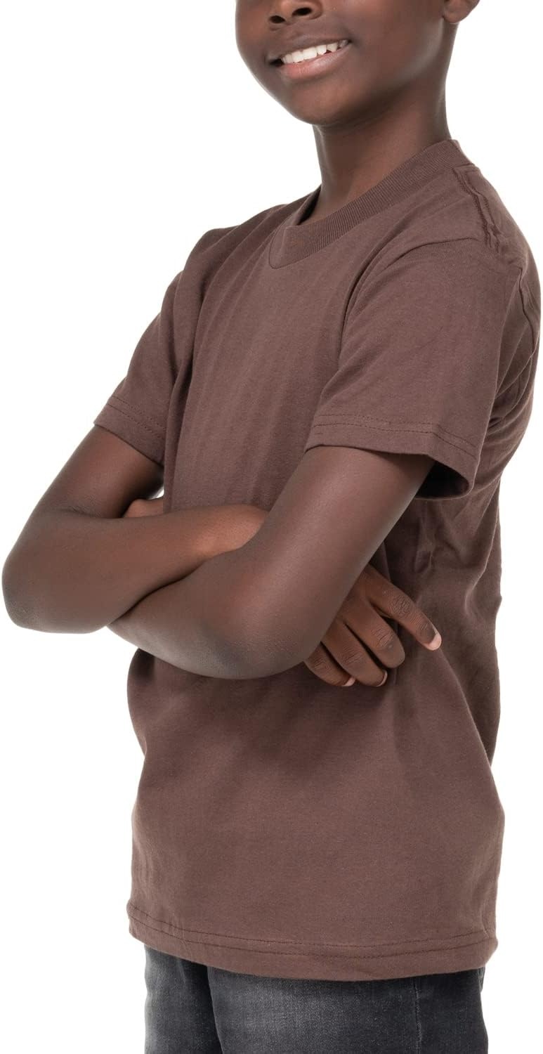 image:imagePro Club Youth Short Sleeve Crew Neck TShirtBrown