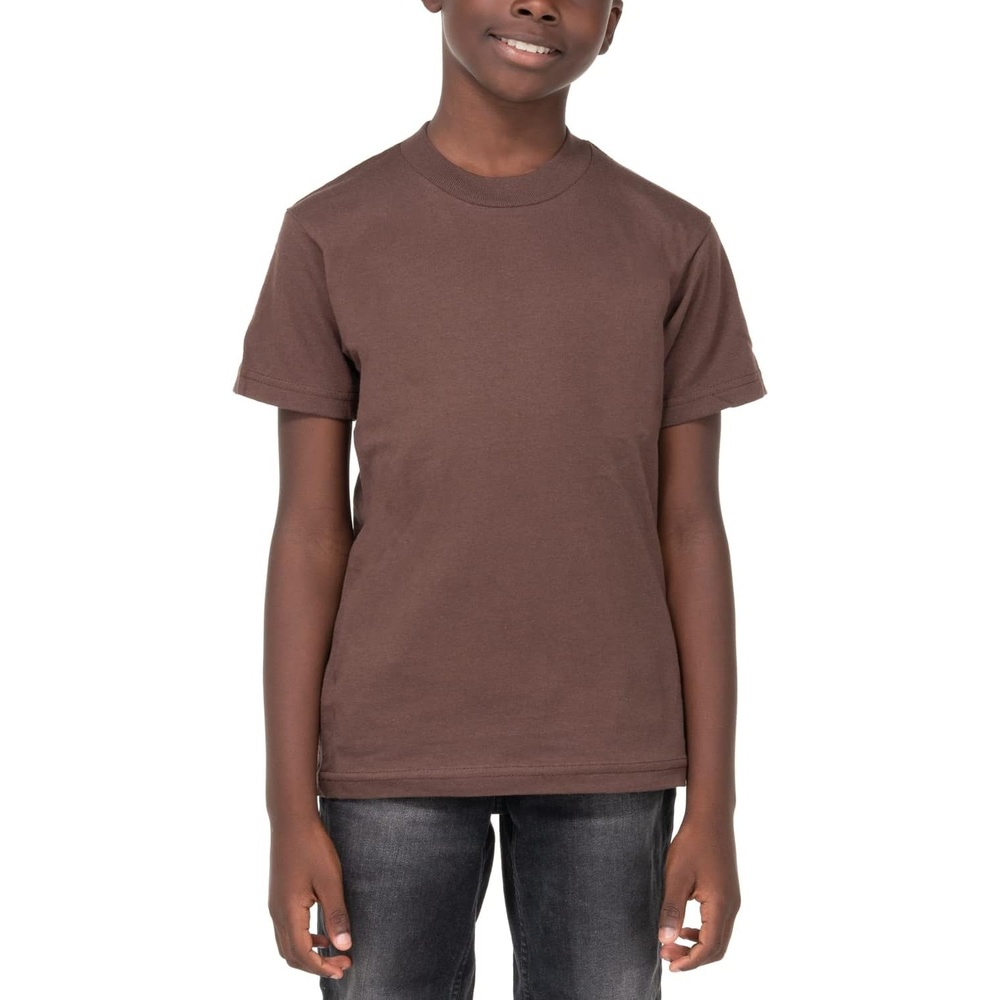 image:imagePro Club Youth Short Sleeve Crew Neck TShirtBrown