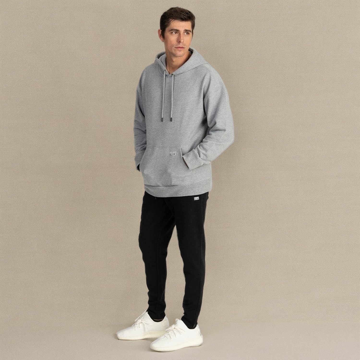 image:imagePro Club Mens Heavyweight French Terry Hooded Pullover SweatshirtHeather Gray