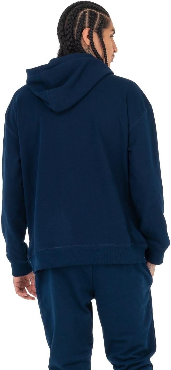 image:imagePro Club Mens Heavyweight French Terry Hooded Pullover SweatshirtNavy