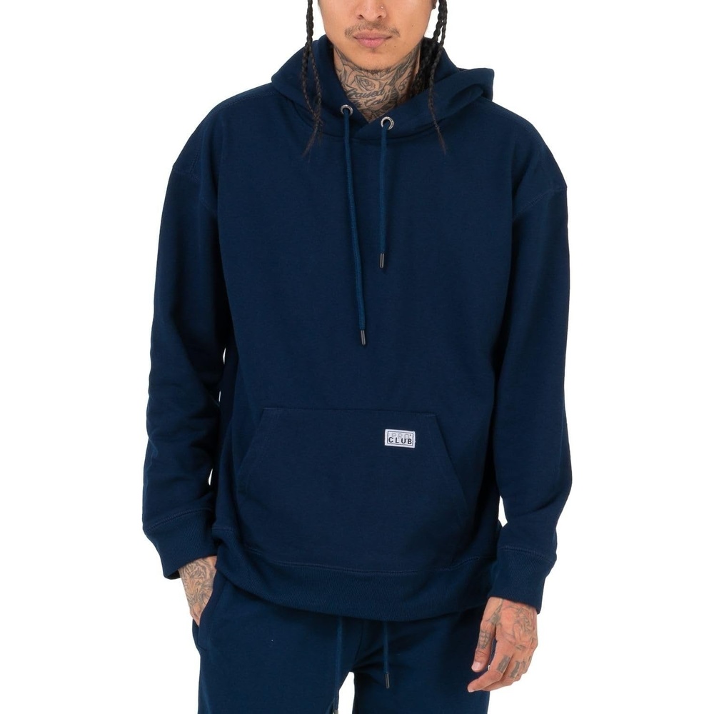 image:imagePro Club Mens Heavyweight French Terry Hooded Pullover SweatshirtNavy